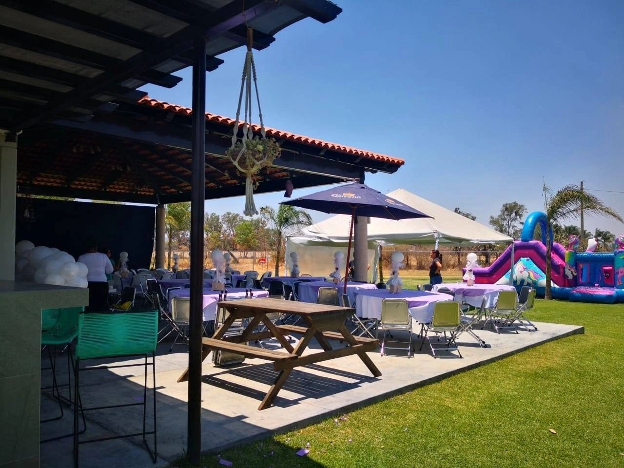 Evento corporativo al aire libre
